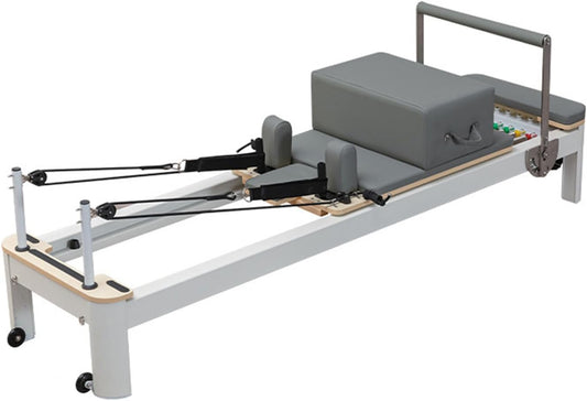 Pilates Reformer Equipment Pilates Aluminum Alloy Core Bed Suitable for Beginners and Intermediate of Family Exercise